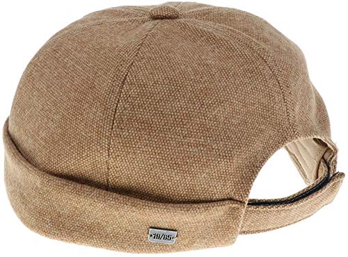 Vintage Brimless Docker Hat - Adjustable Solid Color Cap for Hip Hop, Dance, Walking - Perfect for Street Style & Casual Outings
