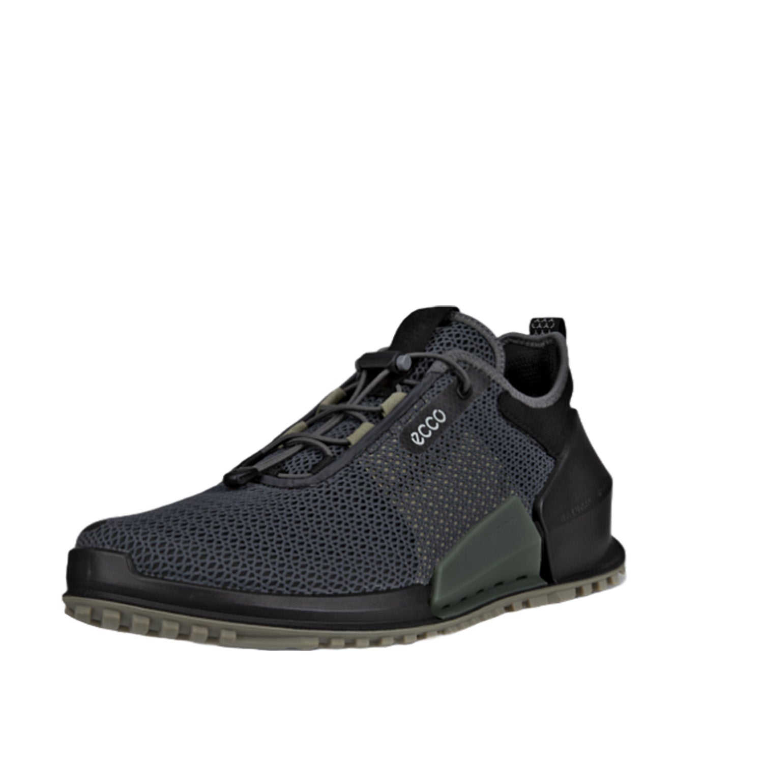 ECCO Men's BIOM 2.0 Breathru Running Shoes - Magnet/Black/Vetiver | Lightweight & Breathable for Jogging, Gym & Outdoor Activities