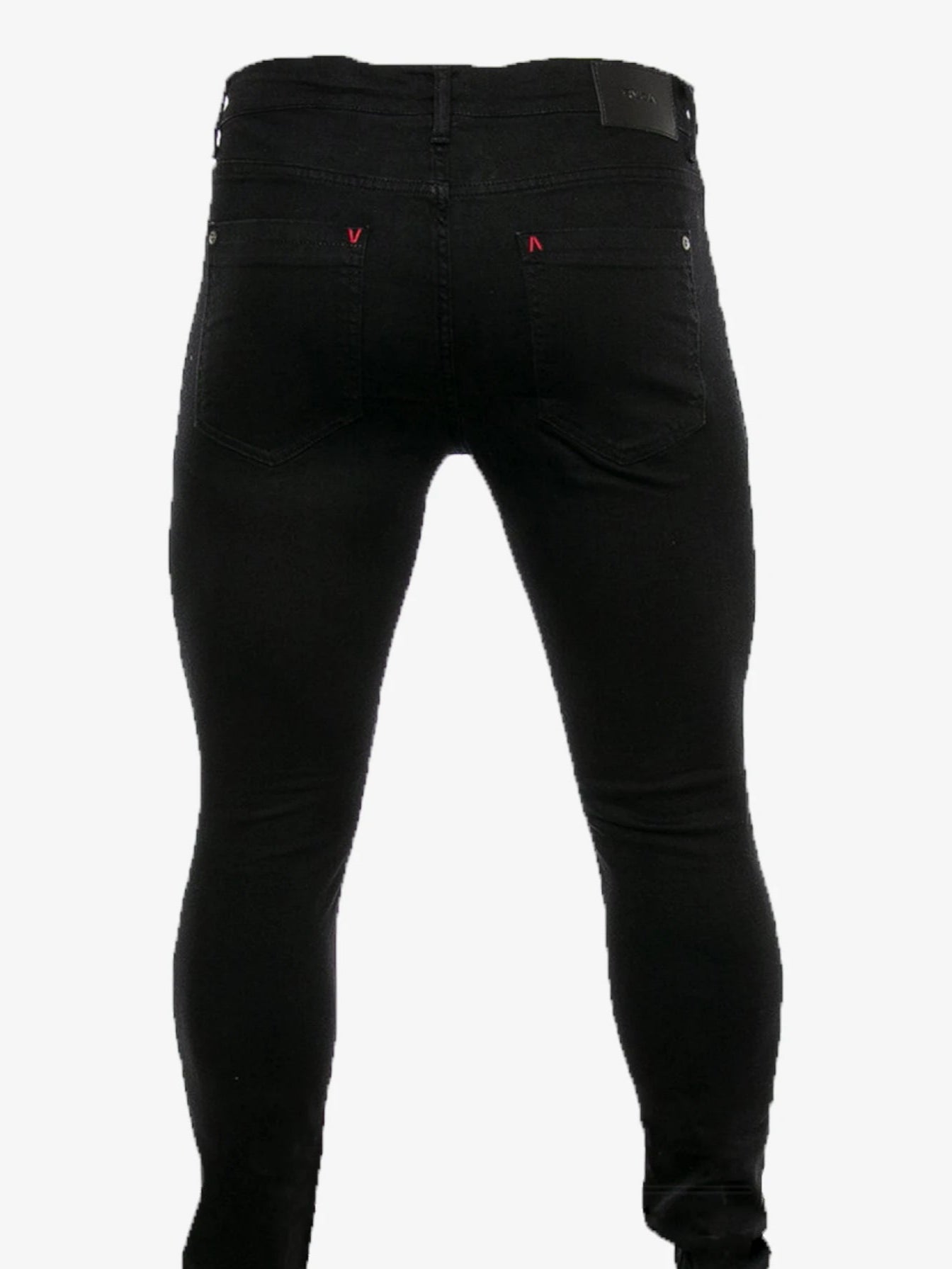 RVCA Spanky Push-Up Denim Jeans for Women - High Waist Slim Fit Stretch Black Jeans | Perfect for Casual Wear, Night Out & Everyday Fashion