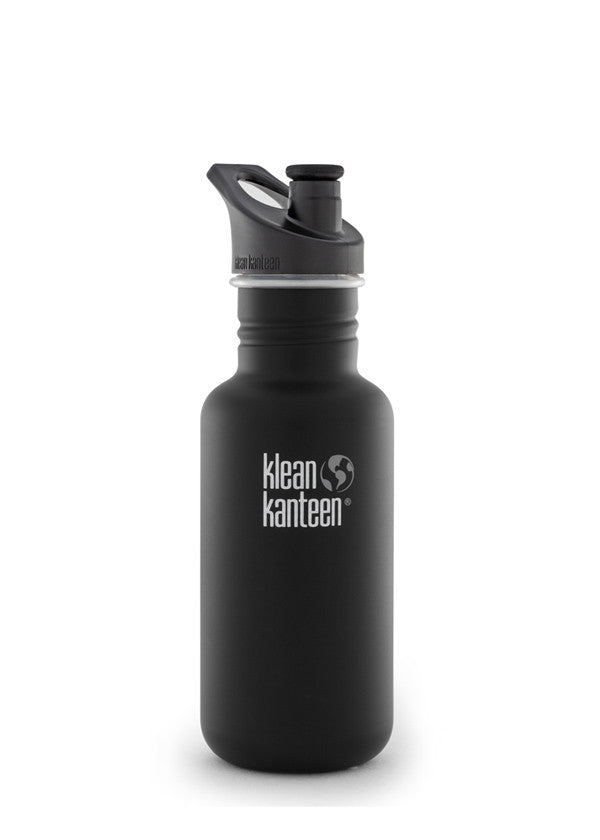 Klean Kanteen Classic 18oz (532mL) Stainless Steel Water Bottle - Eco-Friendly, BPA-Free, Leak-Proof for Hiking, Gym & Everyday Use