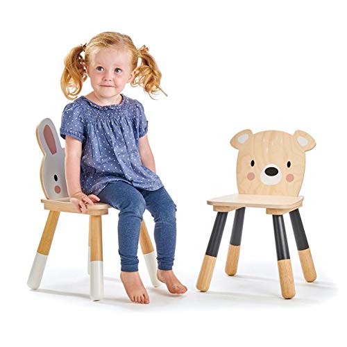 Tender Leaf Toys Forest Table and Chairs Set - Premium Wooden Kids Play Furniture for Ages 3+ | Eco-Friendly Art & Game Table with Chairs | Perfect for Playroom, Classroom & Indoor Outdoor Pretend Play