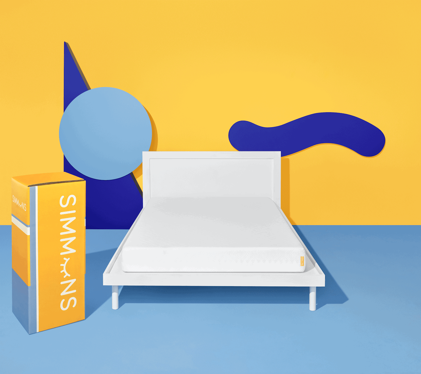 Simmons 8 Inch Memory Foam Mattress in a Box - Queen Size, Medium Firm, Pressure Relief & Back Support - Perfect for Bedrooms, Guest Rooms & Small Spaces (Limited Stock)