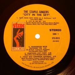The Staple Singers - City In The Sky Vinyl LP Album (VG+ Condition) | Rare Soul & Gospel Music Collectible for Audiophiles & Music Lovers - Perfect for Home Listening & Vinyl Collections