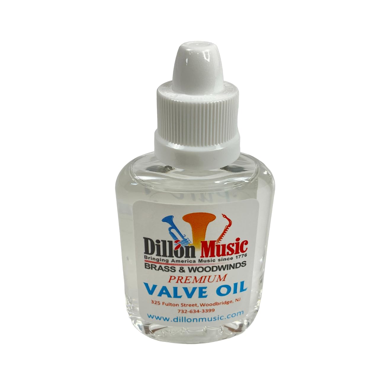 Dillon Premium Valve Oil for Brass Instruments - Ideal for Trumpets, Trombones & French Horns - Smooth Lubrication & Protection