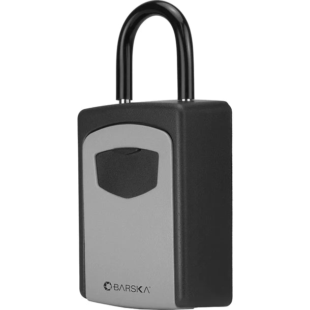 Barska CB13797 Key Lock Box - Secure Key Storage with Door Hanger & Wall Mount for Home, Office, and Real Estate Use
