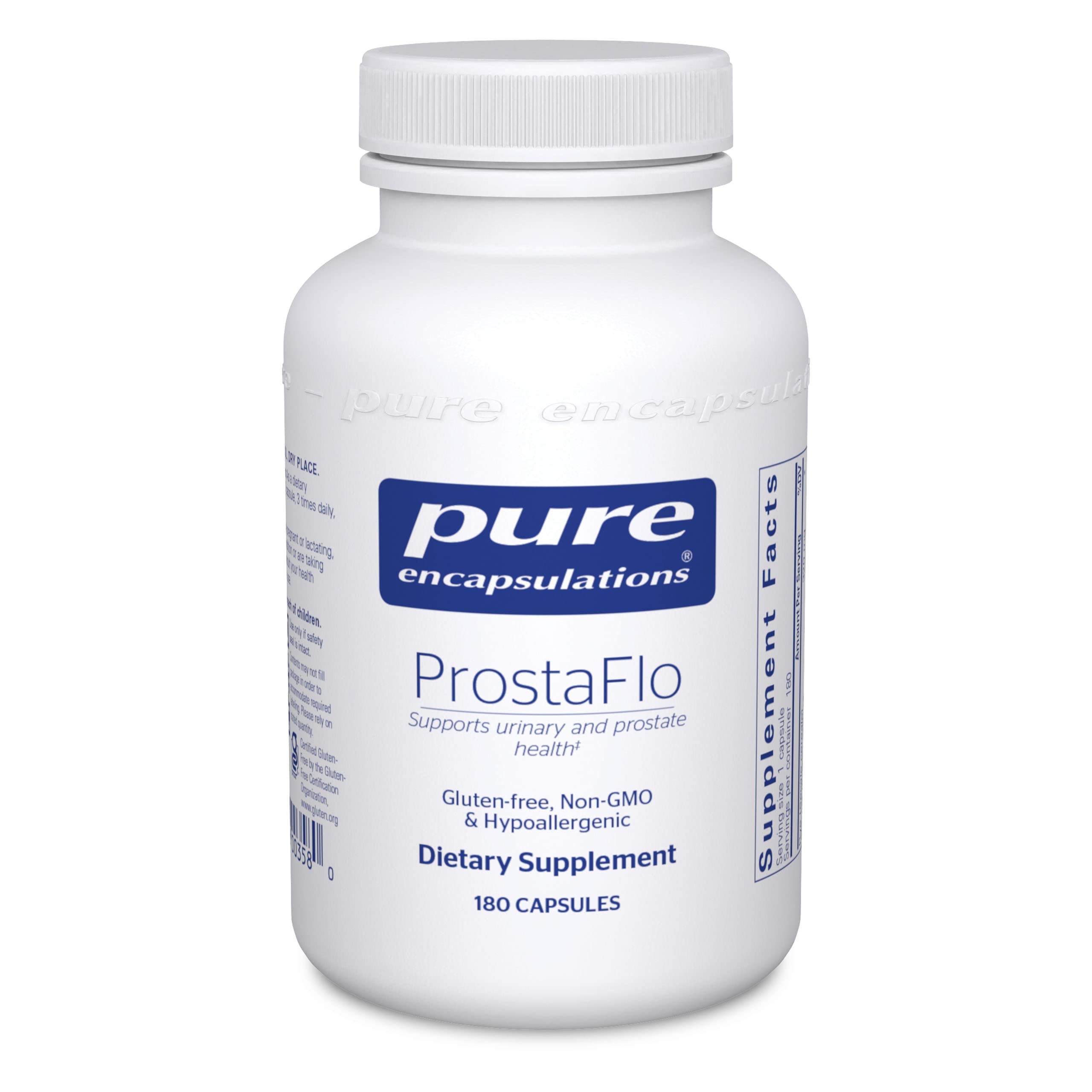 Pure Encapsulations ProstaFlo - 180 Capsules | Hypoallergenic Prostate Supplement with Saw Palmetto for Urinary & Prostate Health Support | Ideal for Men Over 50 & Nighttime Urinary Comfort