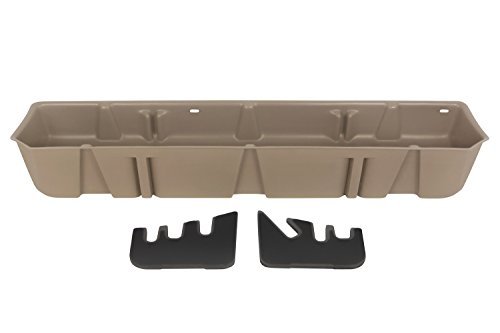 DU-HA 20112 Tan Underseat Storage Organizer for Ford F150 SuperCrew - Truck Seat Storage Box with Dividers - Perfect for Tools, First Aid Kits & Car Accessories
