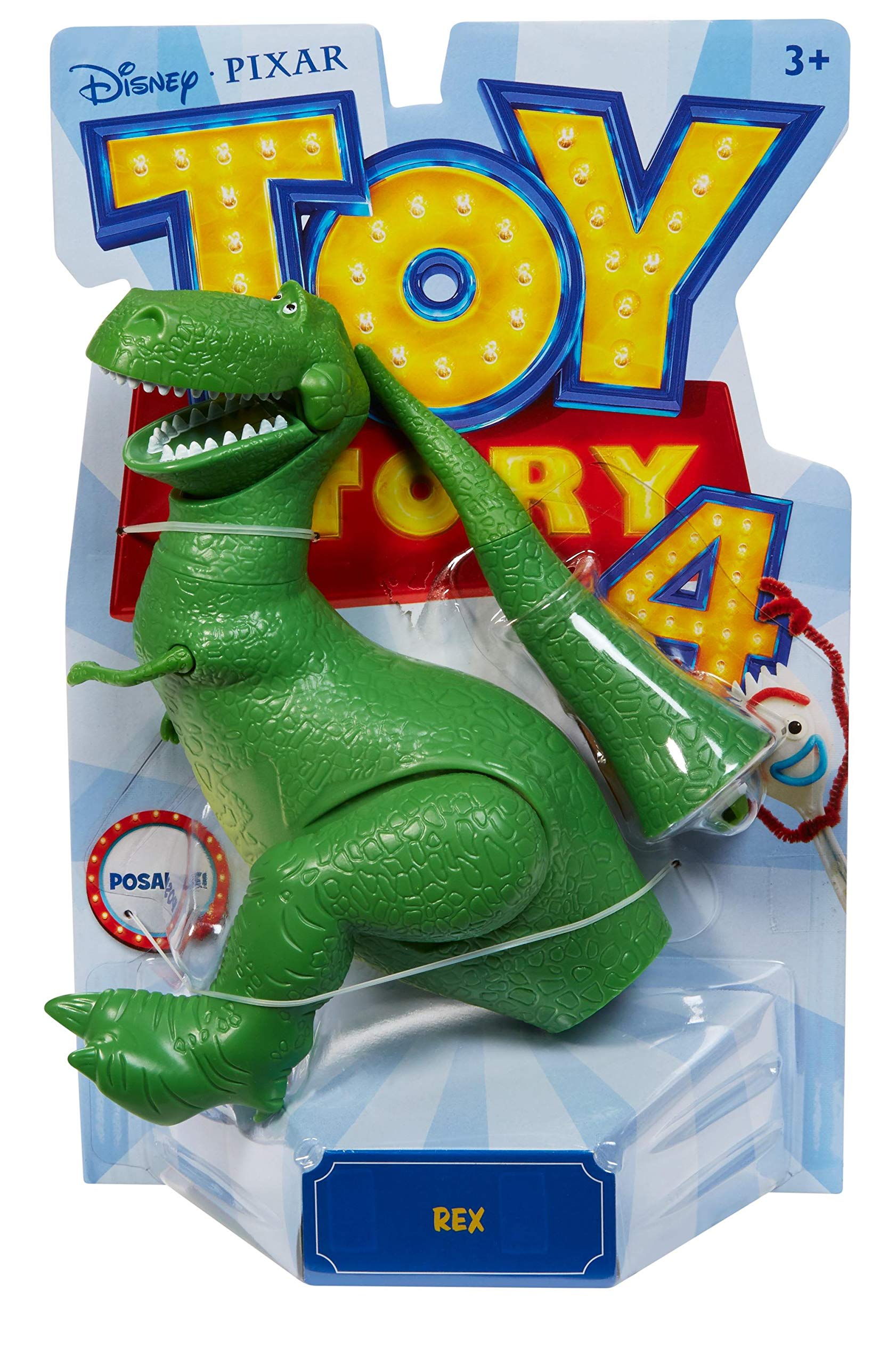 Official Disney Pixar Toy Story Rex Dinosaur Action Figure - Collectible Toy for Kids & Fans, Perfect for Playtime, Display & Gifts