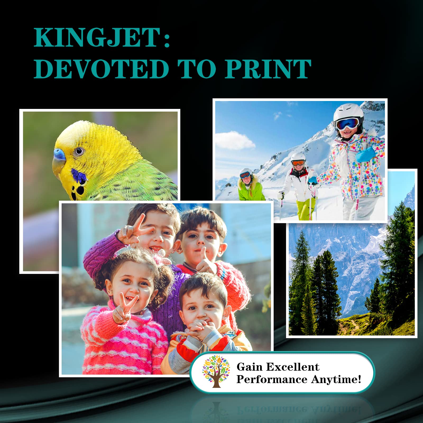 Kingjet LC3013 Ink Cartridges 8-Pack - Compatible for Brother Printers - Home & Office Use