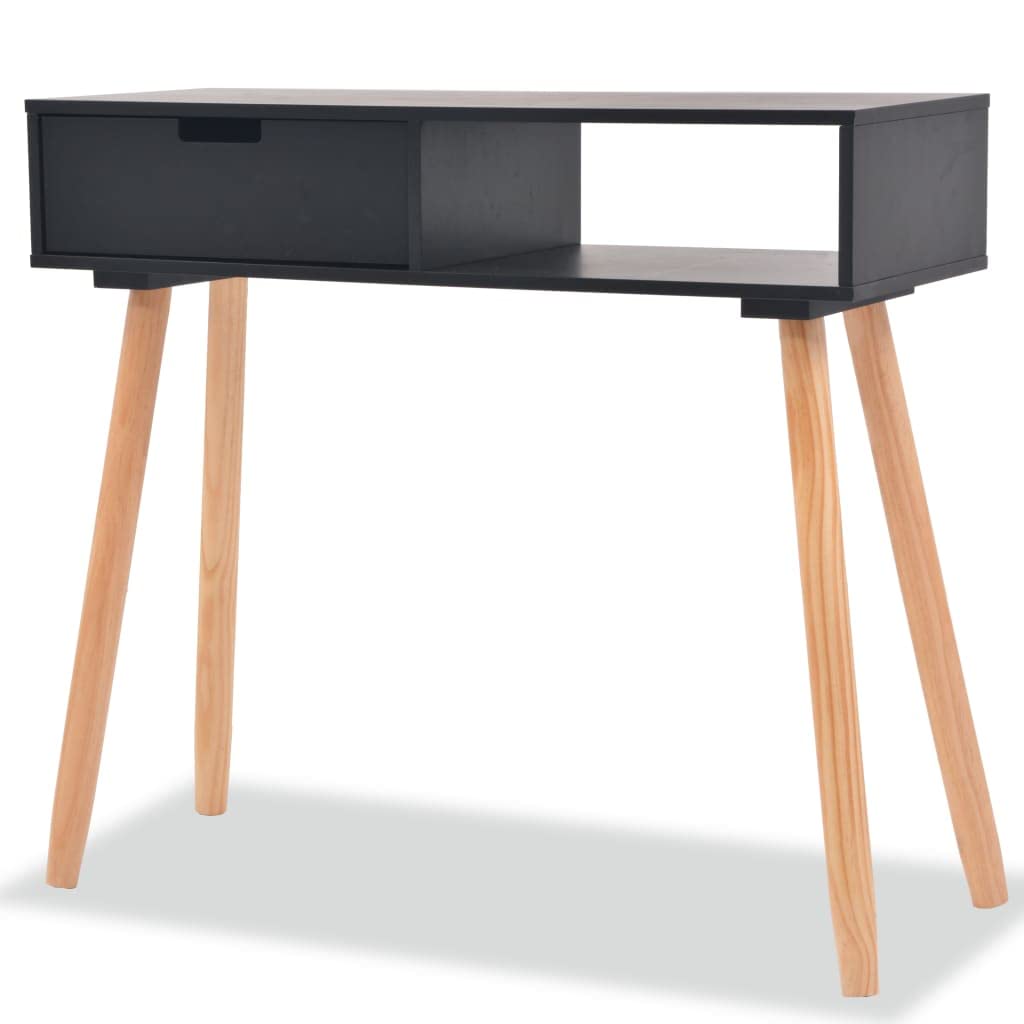 Solid Pinewood Console Table - Sturdy Wooden TV Stand with Multi-Color Options | Perfect for Living Room, Bedroom & Entryway Furniture