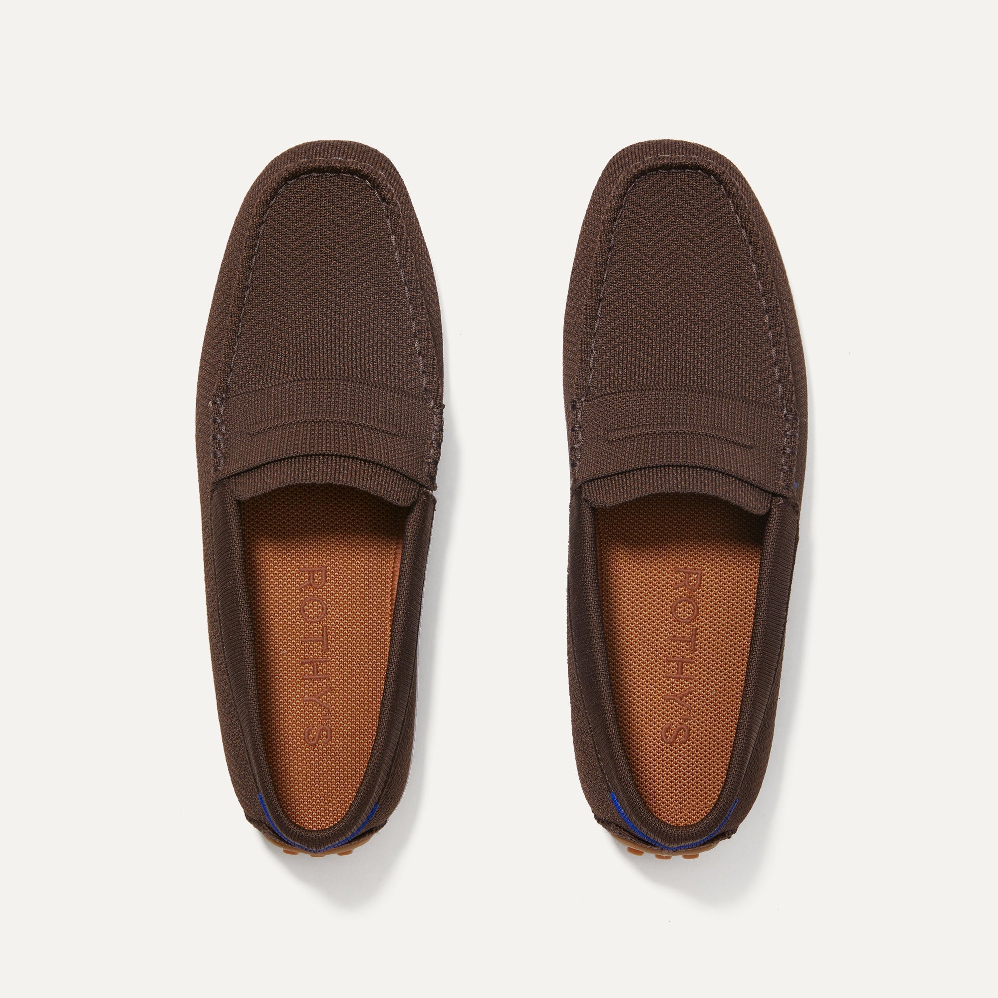 Brown Herringbone Driving Loafers for Men | Comfortable Slip-On Shoes for Casual Wear & Business Casual Outfits