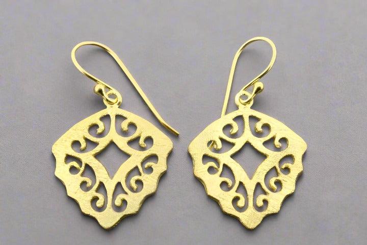 Elegant Gold Orla Drop Earrings for Women | Dainty Dangle Jewelry for Parties & Weddings | Perfect Gift for Her