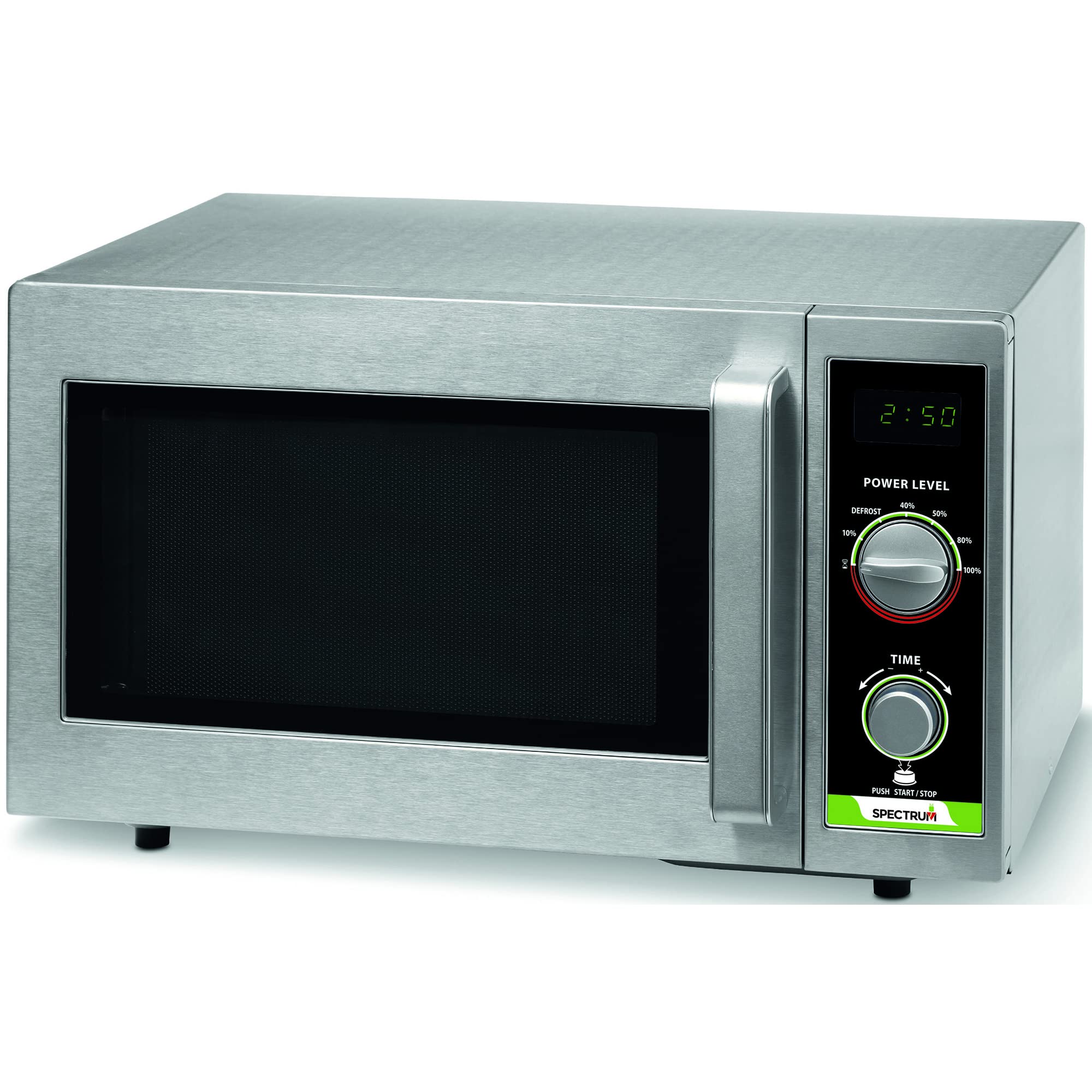 Winco Commercial-Grade 1000W Microwave with Dial Control, 0.9 Cu. Ft. - Perfect for Restaurants, Offices & Home Kitchens