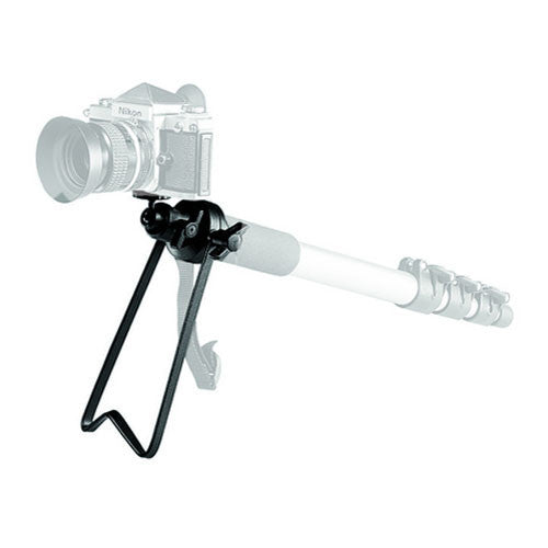 Manfrotto Bogen Monopod Support Bracket - Lightweight Aluminum Tripod Mount for DSLR Cameras - Perfect for Travel, Sports Photography & Video Shooting