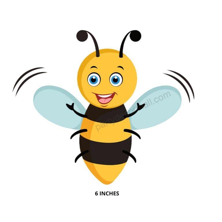 Honey Bee & Bumble Bee Theme Birthday Party Decorations - 12 Piece Cutout Set for Baby Shower, Kids Party, Spring Garden Theme Events