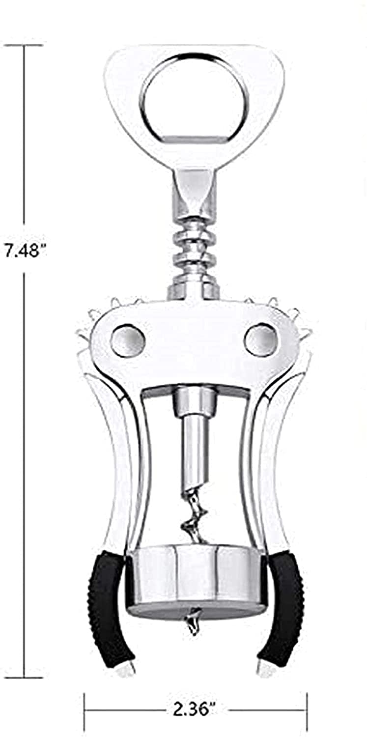 Premium Wine Bottle Opener & Beer Cap Remover - Multi-Functional Corkscrew for Kitchen, Restaurant, Bar - Ideal for Professionals & Home Use (Perfect for Entertaining, Dinner Parties & Everyday Wine Enjoyment)