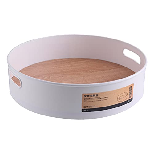 1pc Rotatable Household Storage Tray - Makeup Organizer, Sundries & Accessories Holder for Bathroom, Bedroom, and Vanity Organization