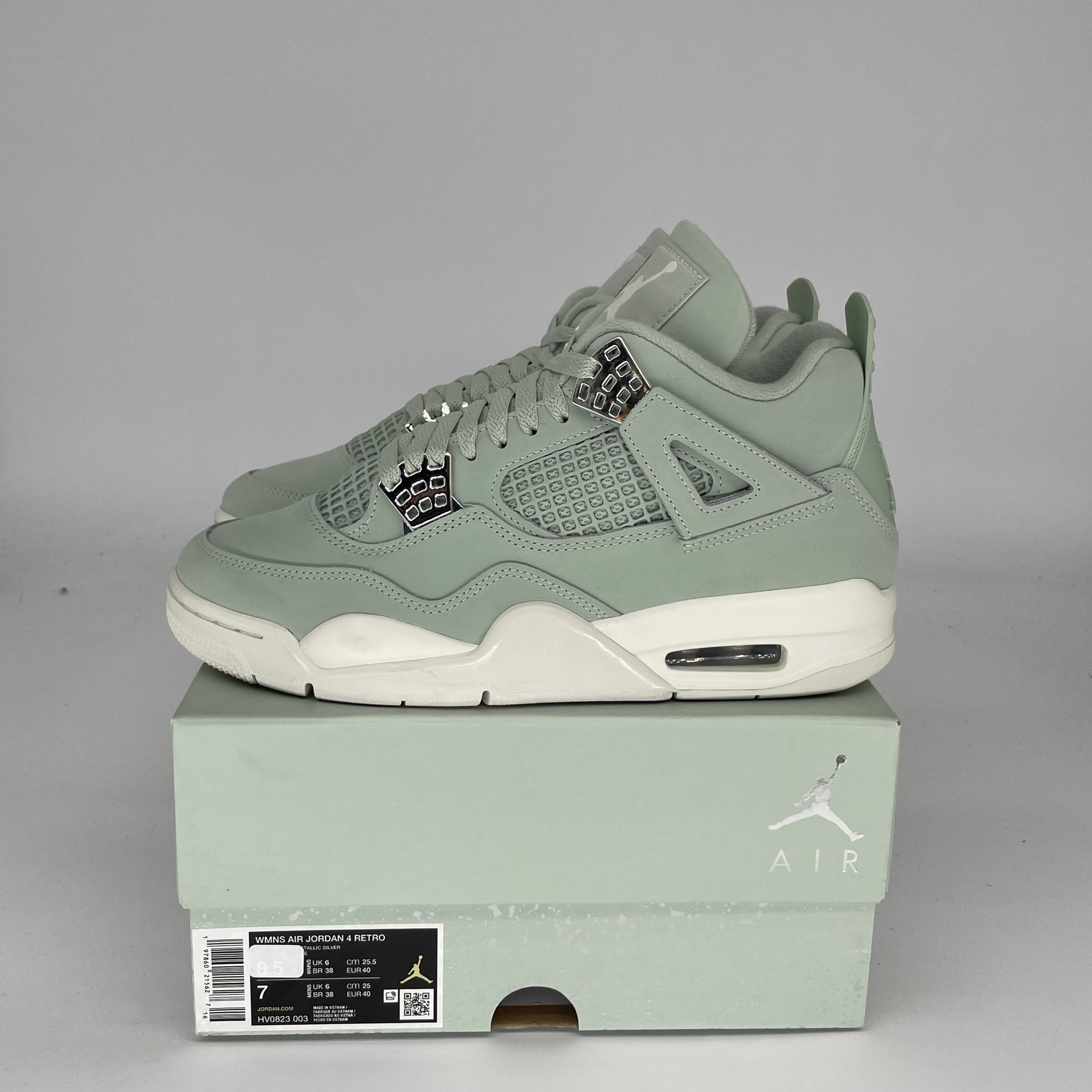 Air Jordan 4 Retro 'Seafoam Sail' Women's Size 7/8.5W - Style HV0823-003 | Sneakers for Running, Gym & Casual Wear