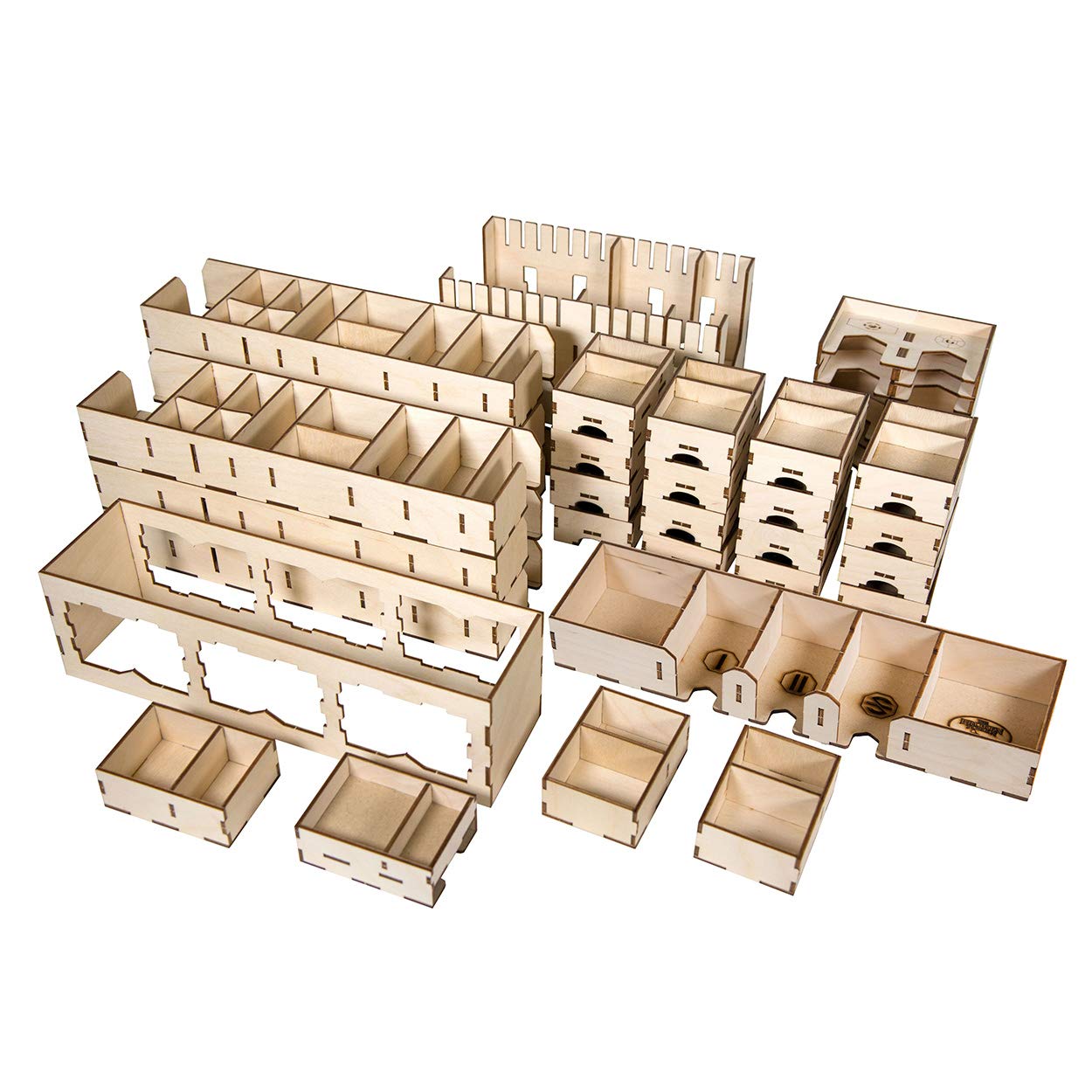 The Broken Token Imperious Twilight Box - Premium Wooden Game Organizer with Multiple Trays for Twilight Imperium Board Game | Perfect for Game Nights & Storage Solutions