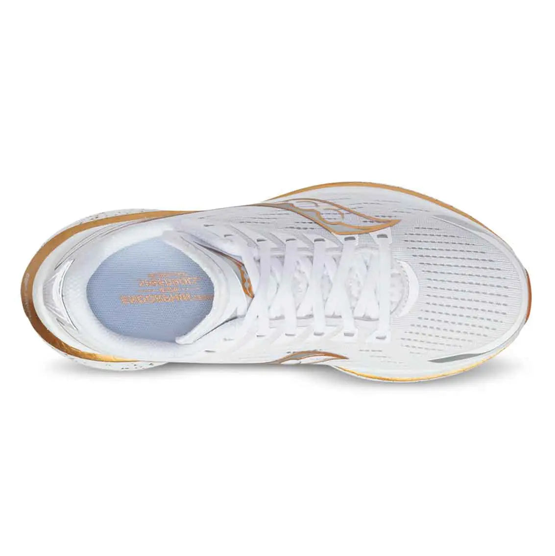 Saucony Endorphin Speed 3 Women's Running Shoes - White/Gum Color - Lightweight Cushioned Road Racing Sneakers for Marathon Training & Long Distance Running
