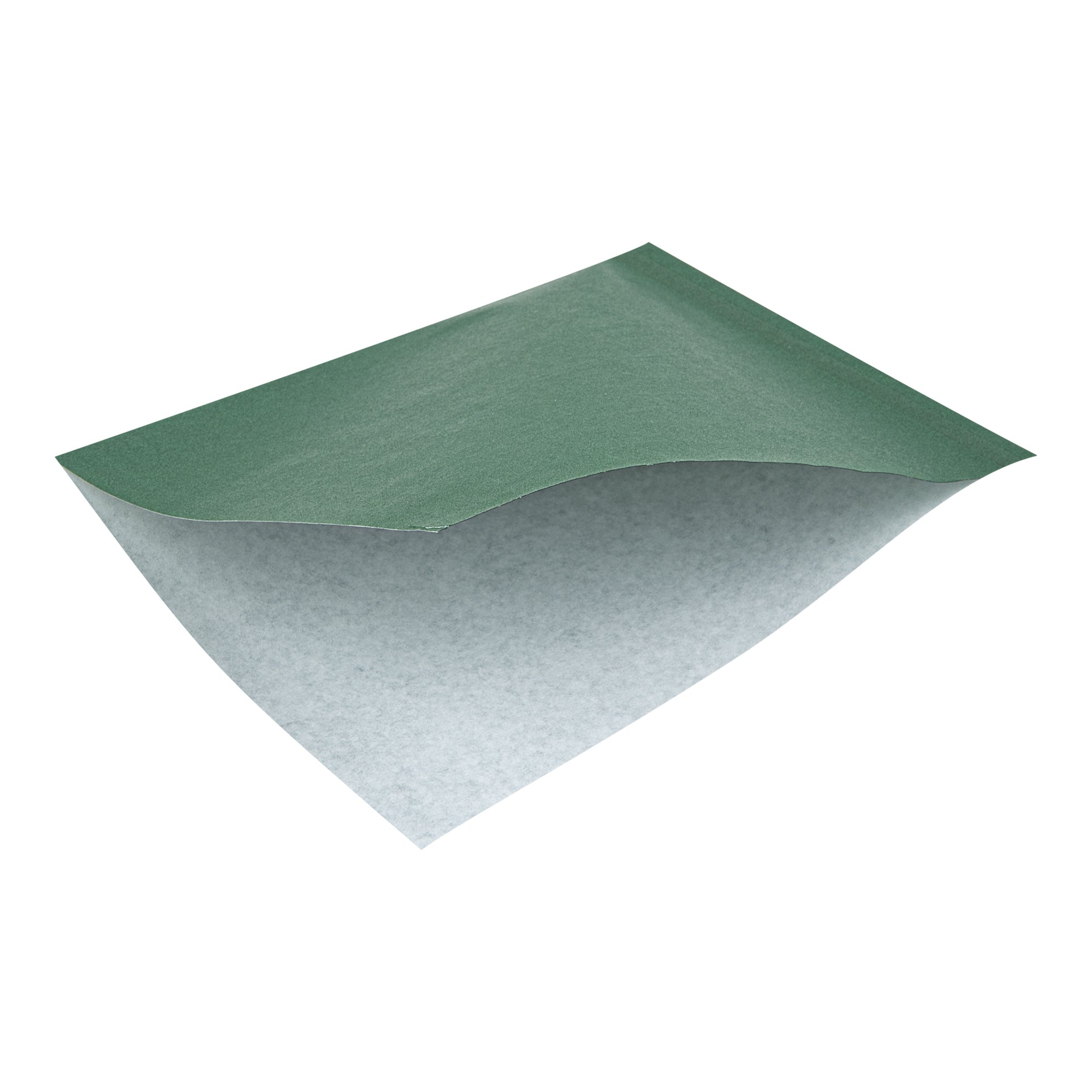 Eco-Friendly Forest Green Greaseproof Paper Bags - 6.25