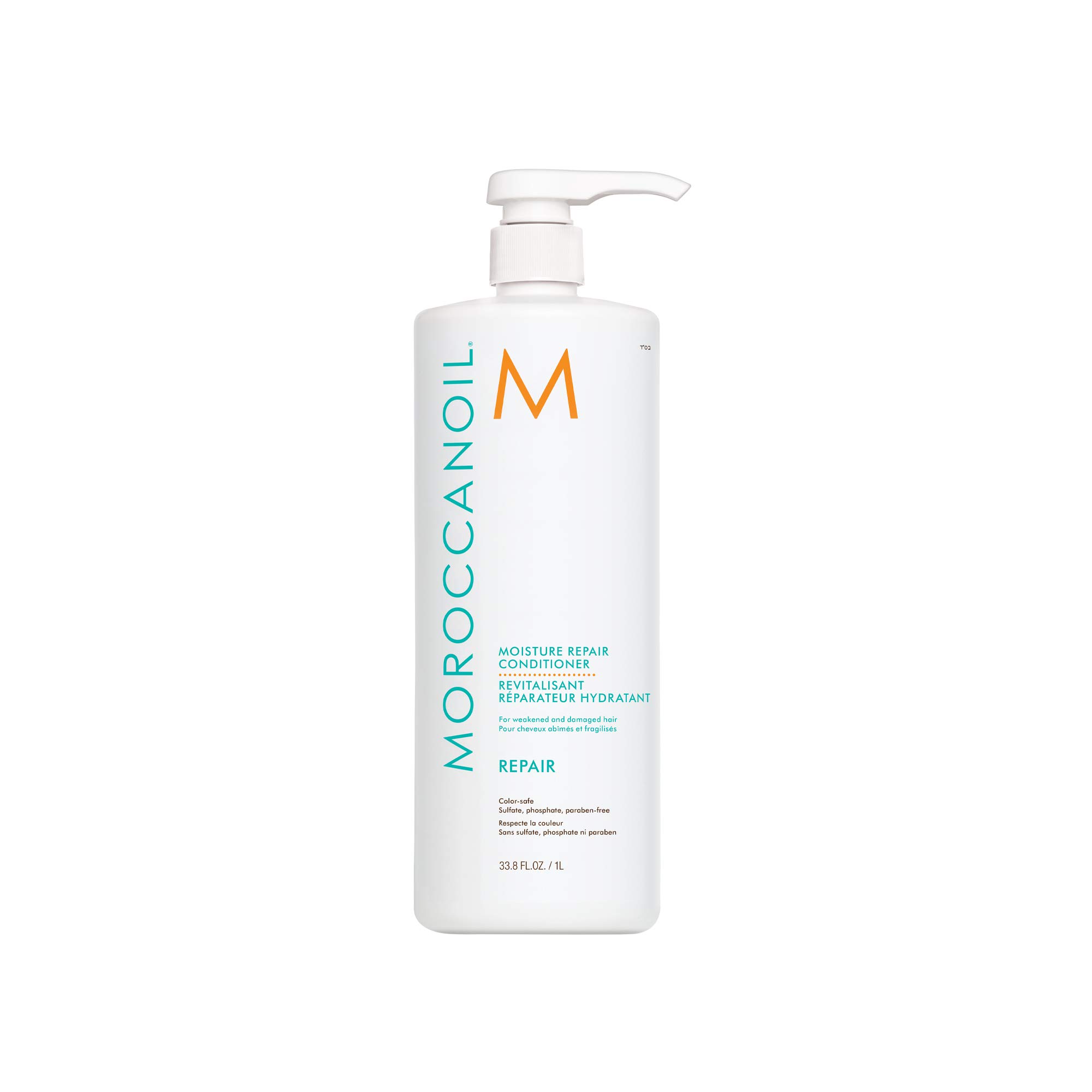 Moroccanoil Moisture Repair Conditioner - Hydrating Hair Treatment for Dry & Damaged Hair | Sulfate-Free & Paraben-Free | Perfect for Daily Use & Salon-Quality Results at Home