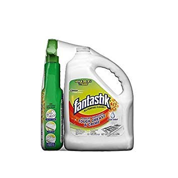Fantastik All-Purpose Cleaner with Spray Bottle - 1 Gallon Jug & 32 oz Spray Bottle - Multi-Surface Cleaner for Kitchen, Bathroom, Floors, and More