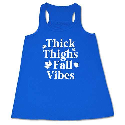 Thick Thighs Fall Vibes Shirt - Trendy Autumn Graphic Tee for Women | Cozy Seasonal Outfit for Pumpkin Patch, Thanksgiving & Fall Activities