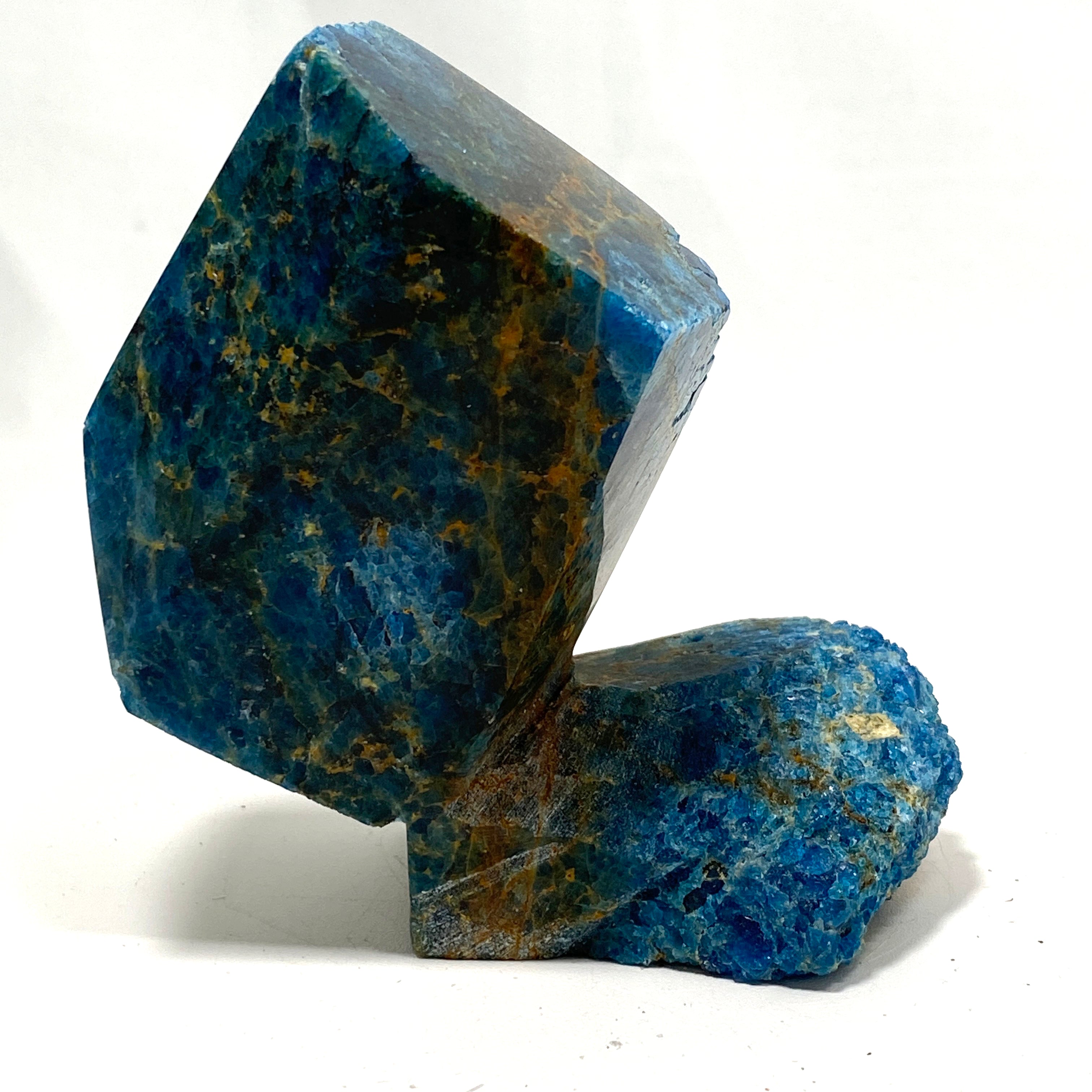 Natural Blue Apatite Freeform Stone - Healing Crystal for Meditation, Energy Work & Spiritual Growth - Perfect for Home Decor, Jewelry Making & Reiki Practice