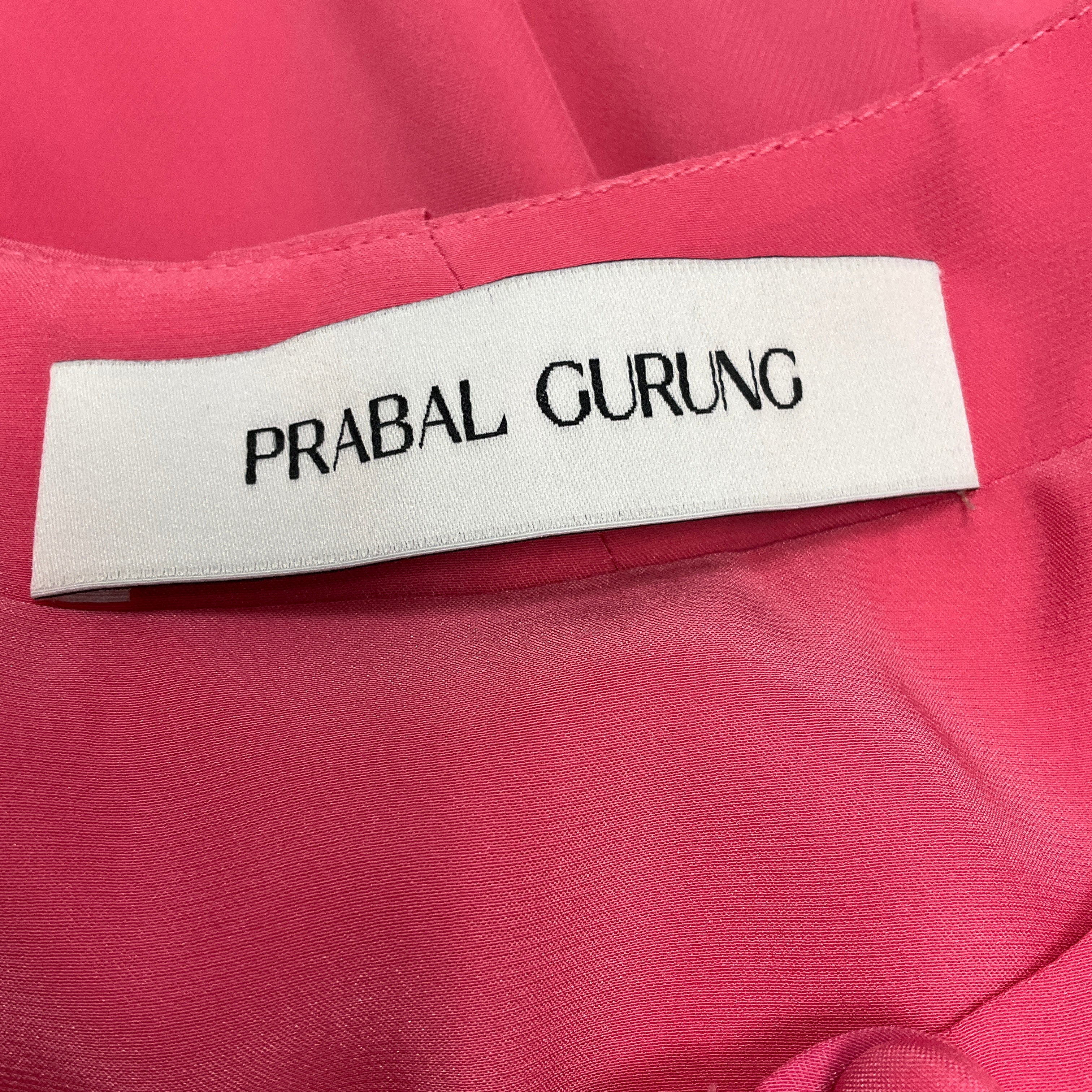 Prabal Gurung Women's Pink Silk Midi Dress with Cut Out Detail - Elegant Cocktail Party & Evening Wear