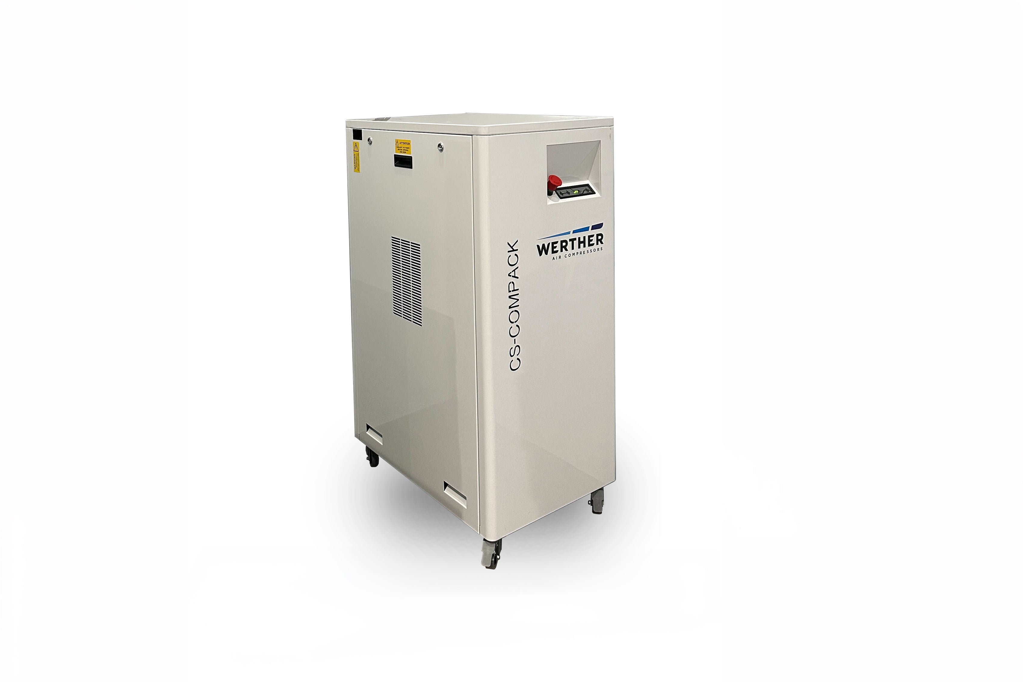 Werther Compack X Silent Rotary Screw Air Compressor - Industrial Grade Quiet Operation for Workshops & Factories