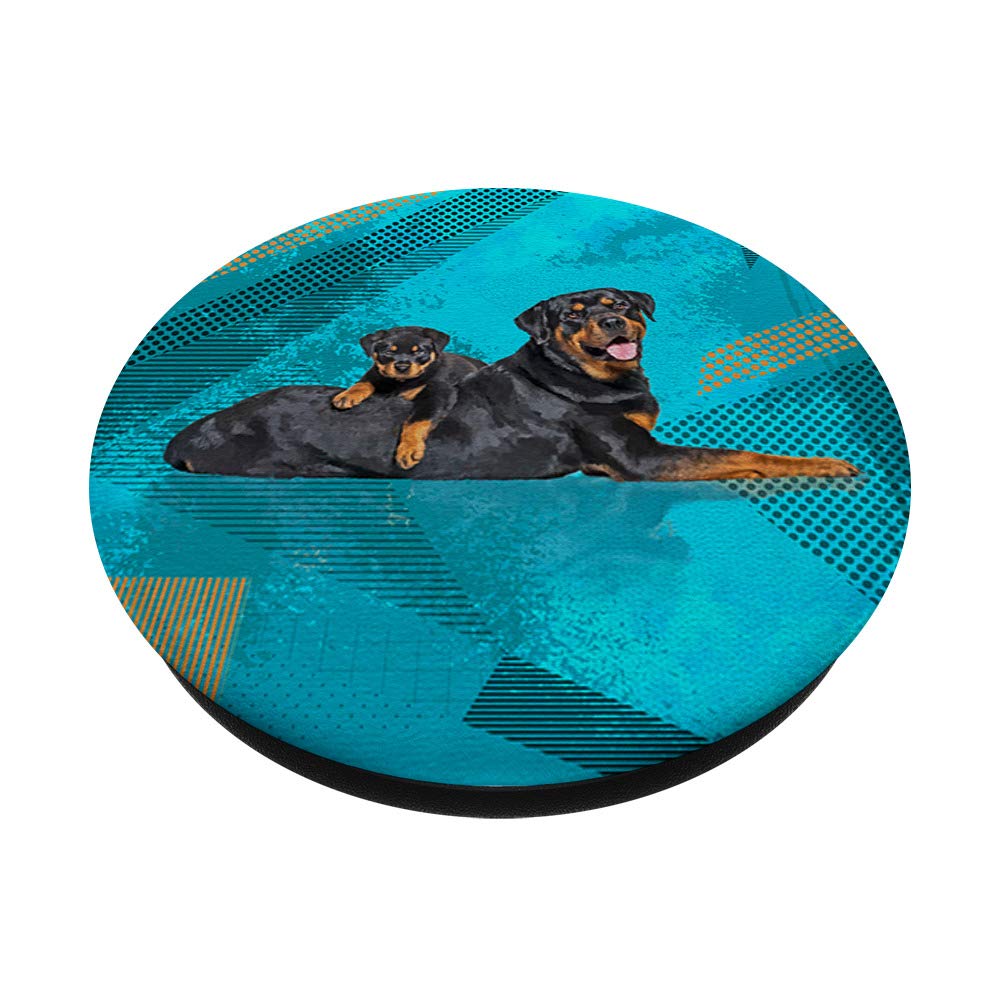 Rottweiler Metzgerhund PopSockets Phone Grip & Stand - Expandable Phone Holder for iPhone, Samsung, Tablets - Perfect for Work, Travel, and Daily Use