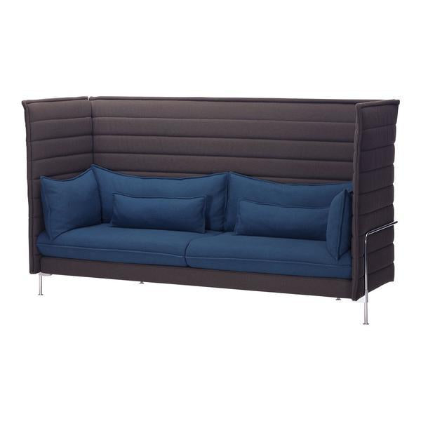 Alcove Highback Sofa - 3 Seater Modern Living Room Couch for Comfortable Lounging & Relaxation