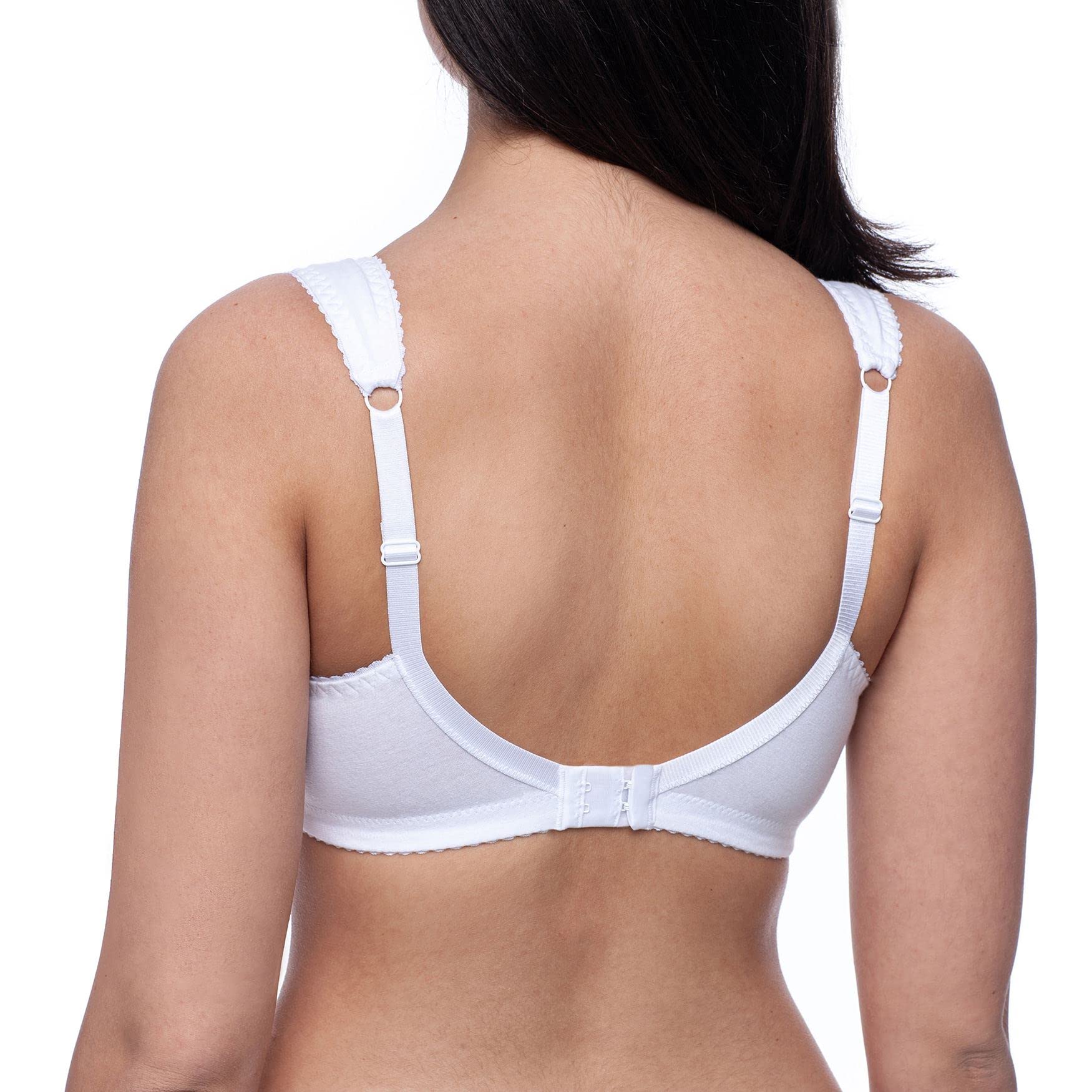Frugue Women's Wireless Comfort Sleep Bra - Soft Cotton Support for Sleeping, Yoga & Lounge Wear - Plus Size & Maternity Friendly