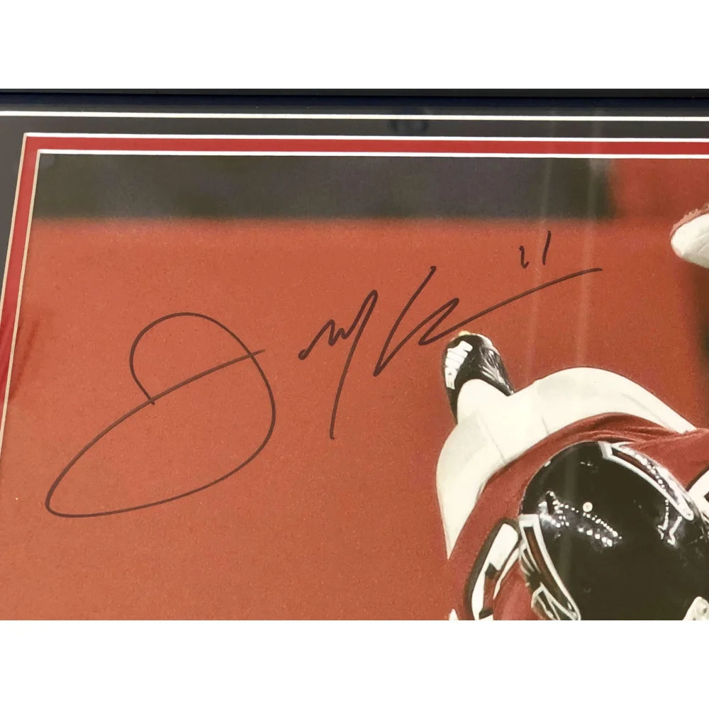 Julian Edelman Autographed 16x20 Super Bowl Photo Framed with Patriots COA & JSA Certificate - Perfect for Patriots Fans, Sports Memorabilia Collectors, and Man Cave Decor