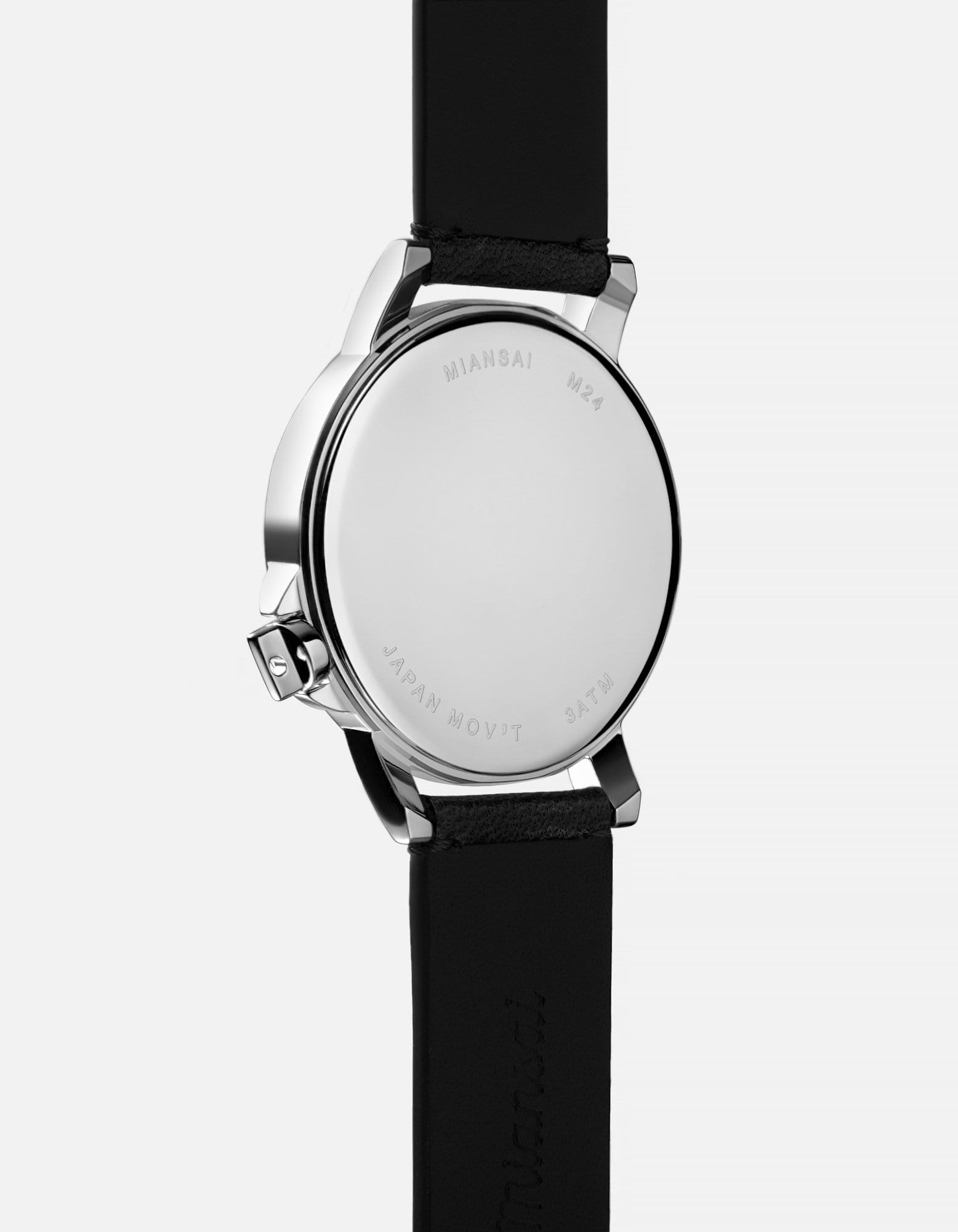 M24 II White & Black Genuine Leather Watch - Stylish & Durable for Men's Fashion, Business & Casual Wear
