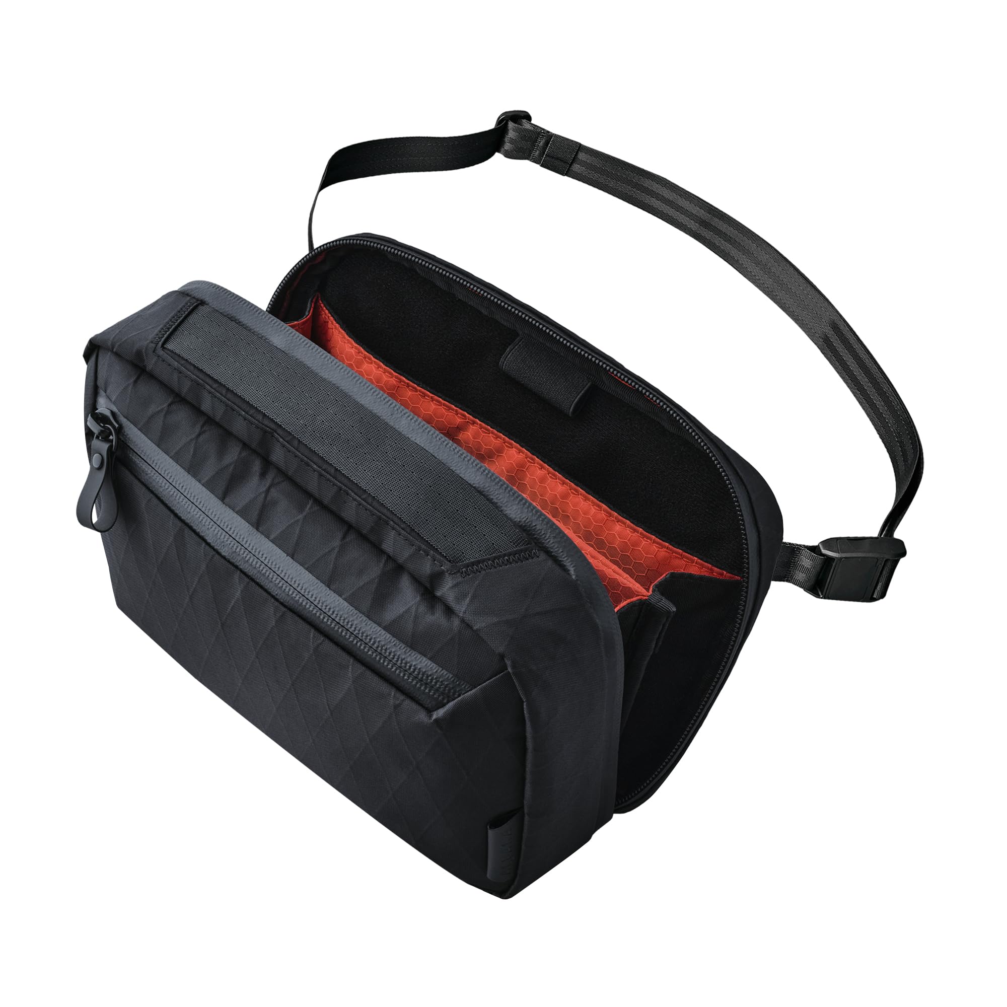 ALPAKA Elements Tech Case Max X-Pac VX21 - Waterproof Sling Bag with Adjustable Detachable Strap, Lockable YKK Zippers for iPad Mini 6, Electronics & EDC | Durable Weatherproof Fabric | Perfect for Travel, Commuting & Outdoor Adventures