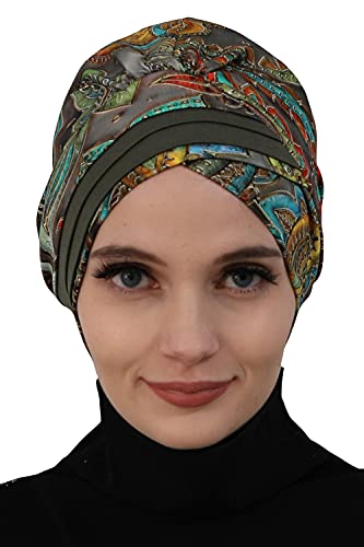 Stylish Cotton Turban Head Wrap for Women - Soft & Breathable Hair Scarf - Perfect for Yoga, Beach, or Everyday Fashion Accessory