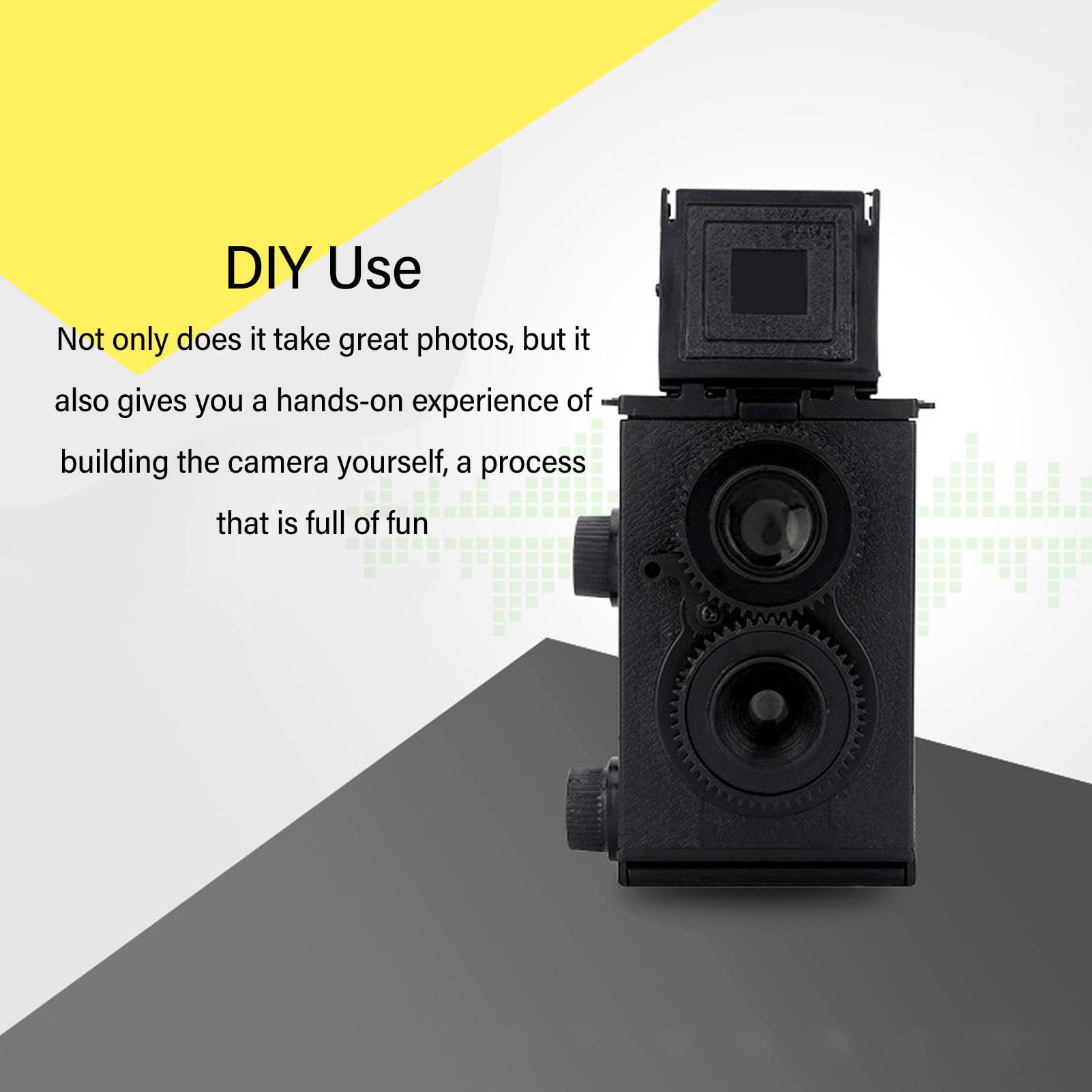 Vintage 35MM Dual Lens TLR Film Camera - Classic Retro DIY Double Reflex Camera for 35MM/135 Film - Perfect for Photography Enthusiasts & Vintage Style Shooting