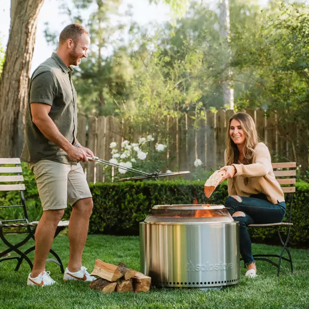 Solo Stove Yukon 2.0 Big Yard Bundle - Smokeless Fire Pit for Outdoor Camping, Backyard, Patio & Bonfire Gatherings