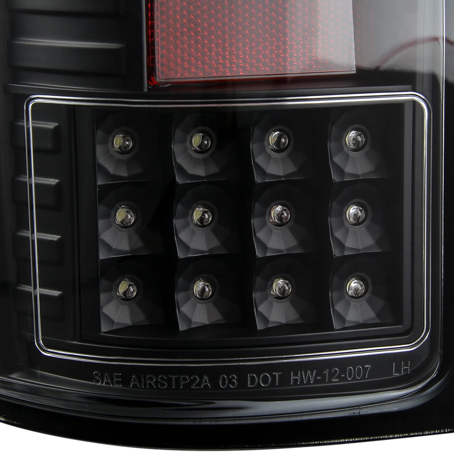 AKKON LED Tail Brake Lights for 2007-2013 Chevy Silverado 1500 2500HD 3500HD & GMC Sierra 3500HD - Sequential Turn Signal Black C-Tube Light Bar Pair - Upgrade Your Truck's Rear Lighting for Better Visibility and Style