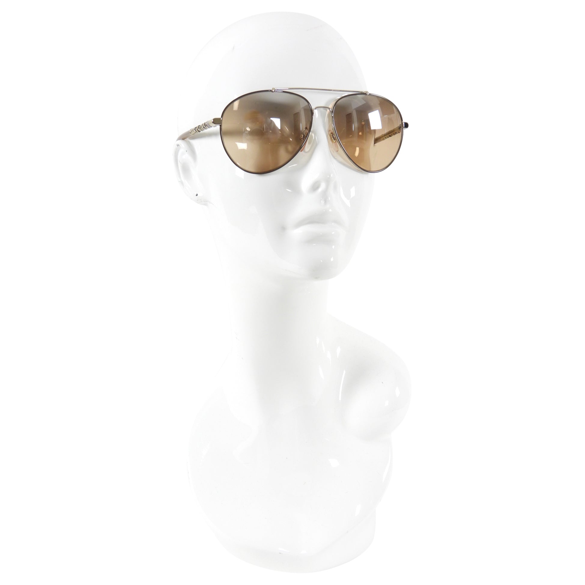 Burberry Aviator Metal Frame Sunglasses B3089 - Classic Polarized UV Protection for Men & Women - Perfect for Driving, Travel, and Outdoor Activities