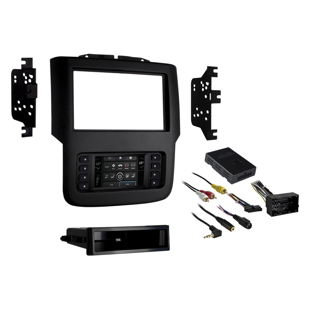 Metra Electronics 99-6527B Black Aftermarket Radio Dash Installation Kit for Car Stereo Upgrade - Perfect for Honda, Toyota & Nissan Vehicles