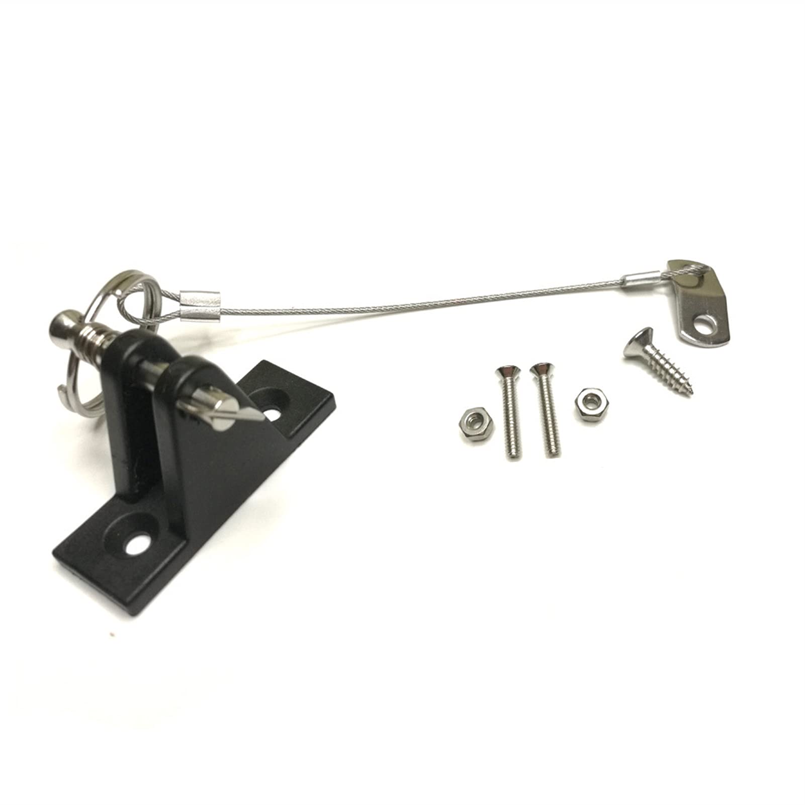 **YXYX Kayak Anchor Quick Release System - Nylon Deck Hinge with Stainless Steel Pin & Lanyard - Replacement Accessories for Kayak Slide Rail Anchor - Perfect for Kayak Repair & Marine Boat Use**    *(Use Case: Ideal for kayak enthusiasts, fishing trips, and marine boat repairs to ensure secure anchoring and quick release functionality.)*