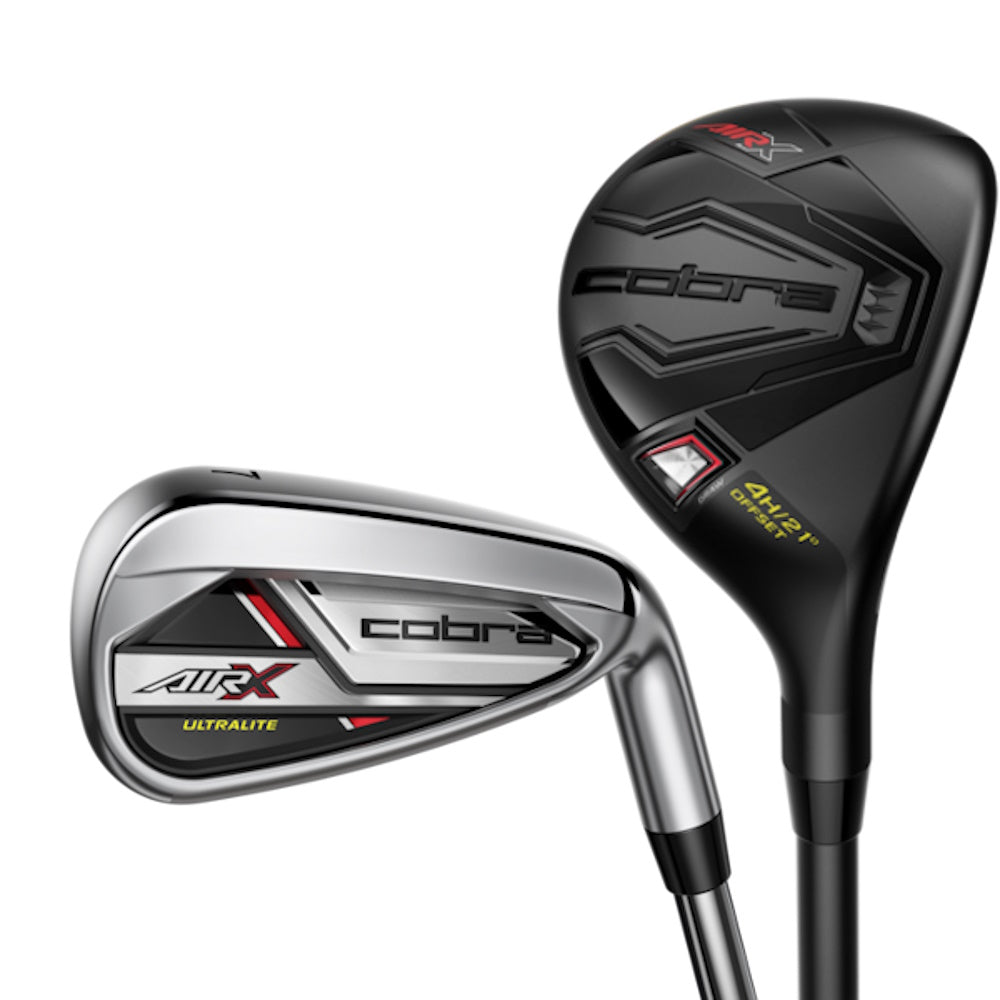 Cobra 2024 Air X Combo Iron Set with Graphite Shaft - Lightweight Golf Clubs for Men & Women - Perfect for Improving Distance & Accuracy on the Course