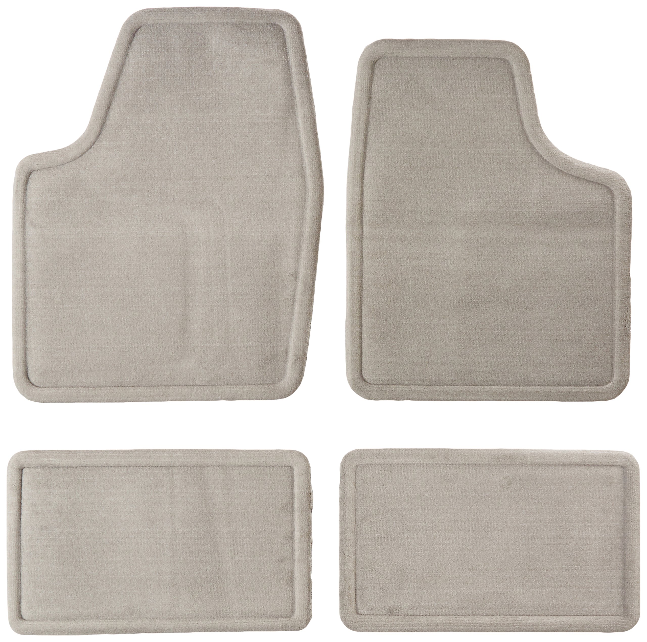 Premium GM Carpeted Floor Mats Set - Front & Rear Titanium Color | All-Weather Protection & Custom Fit for General Motors Vehicles | Perfect for Daily Commute, Road Trips & Family Travel