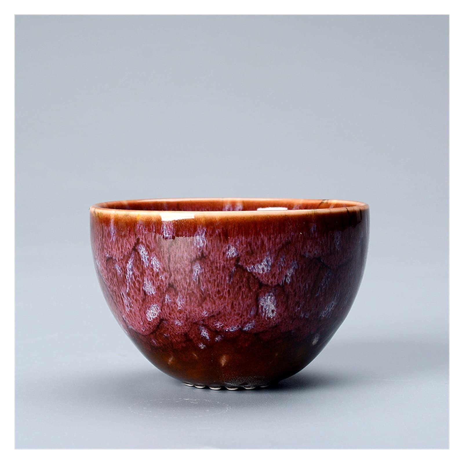 WANSHIDA QiQi Shop Handmade Ceramic Porcelain Tea Cup - Traditional Chinese Kung Fu Teaware Set for Brewing & Serving - Perfect for Home Tea Ceremonies, Gifts & Daily Use (Color: 02)