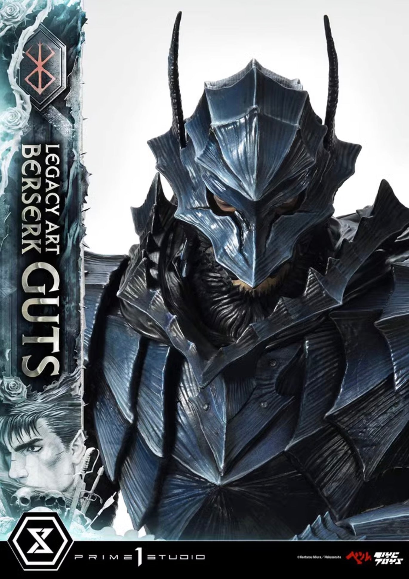 Prime1Studio Licensed Berserk Guts & Griffith Statue - Official Berserk Manga Collectible Figure for Anime Fans | Perfect for Display in Home, Office, or Gaming Room