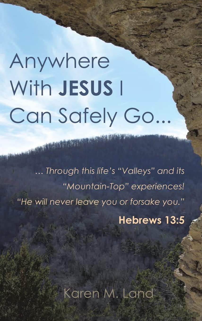 Anywhere With Jesus I Can Safely Go - Christian Inspirational Wall Art for Home, Church & Office Decor - Perfect for Bedrooms, Living Rooms & Faith-Based Gifts