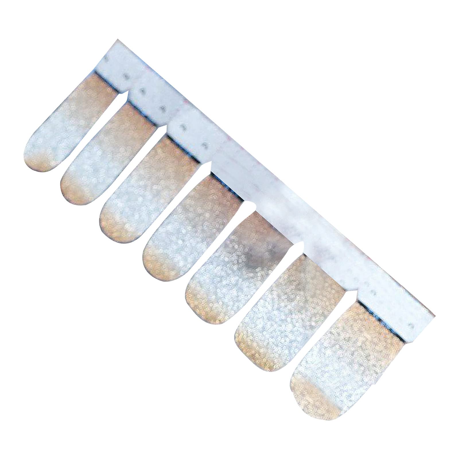 Press on Nail Sticky Tabs - 14pcs Glitter Gradient Nail Polish Strips for Girls | DIY Manicure at Home, Party & Special Occasions